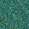 Miyuki Delica Bead 11/0, DB0984, Sparkling Lined Aqua Fresco Mix (aqua teal green), 5 grams